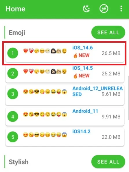 كيفية الحصول على iOS 14 Emojis على Android 9