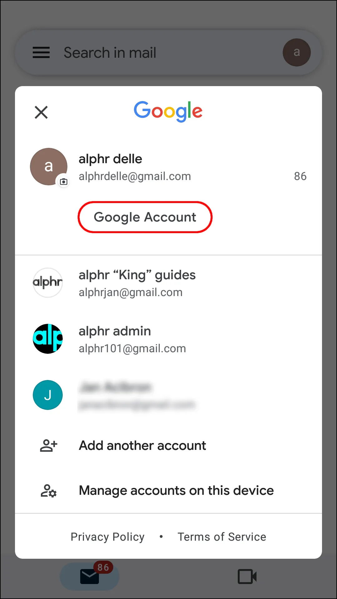 كيفية تسجيل الخروج من حساب Google/Gmail واحد فقط على جهاز كمبيوتر Mac أو Windows 4
