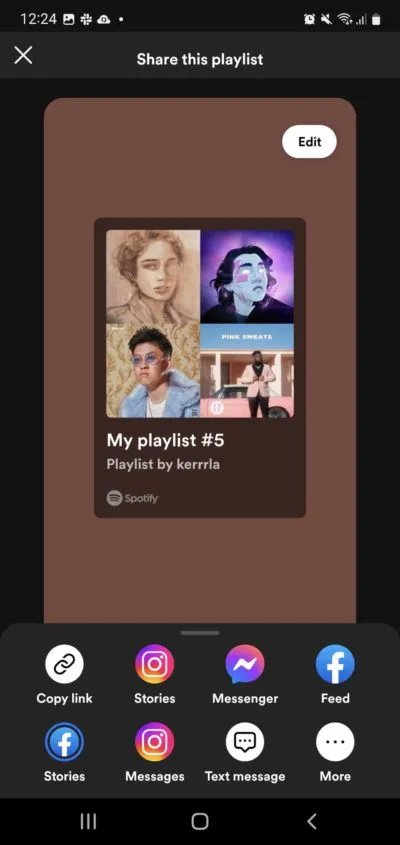 كيفية مشاركة قائمة تشغيل Spotify الخاصة بك 8