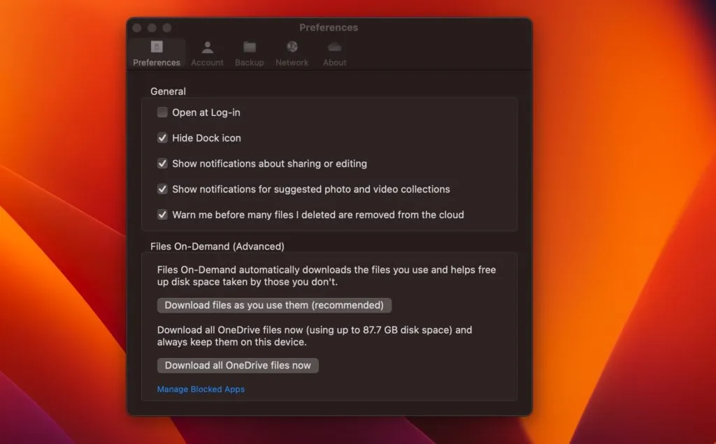 كيفية إيقاف تشغيل الملفات عند الطلب في OneDrive 7