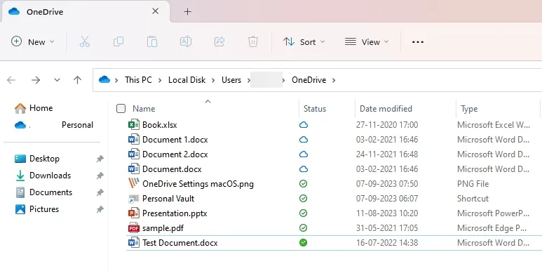 كيفية إيقاف تشغيل الملفات عند الطلب في OneDrive 8