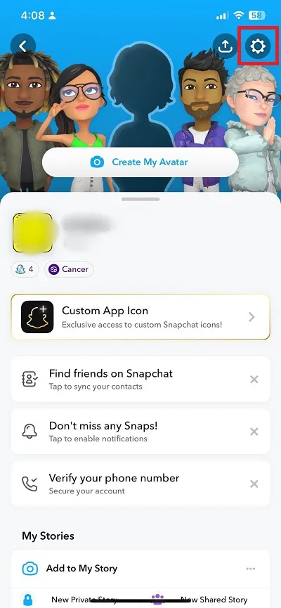 كيفية إخفاء قصة سناب شات الخاصة بك من شخص ما 2