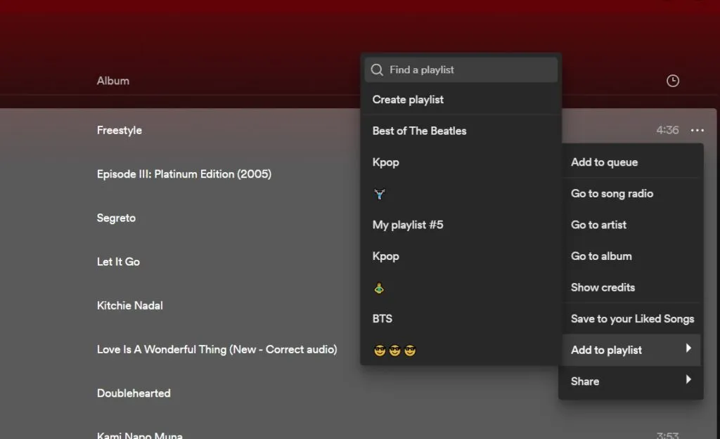كيفية الجمع بين قوائم التشغيل المتعددة لـ Spotify على جهازك 3