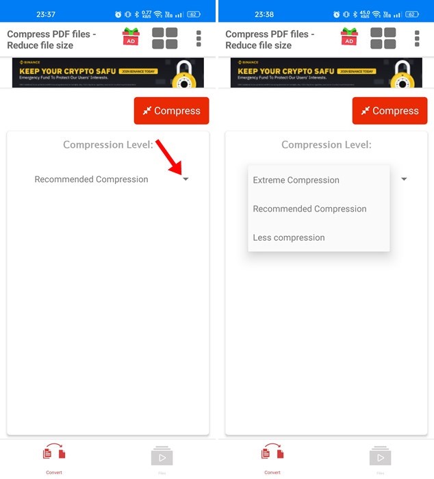 كيفية تقليل حجم ملف PDF على نظام Android في 2024 (ضغط PDF) 4