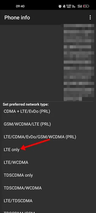 كيفية فرض وضع 4G LTE فقط على أجهزة الاندرويد 5