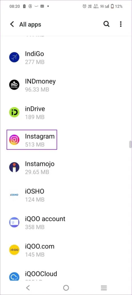 Instagram عالق في إشعار "إرسال رسالة" بعد إرسال الوسائط 3