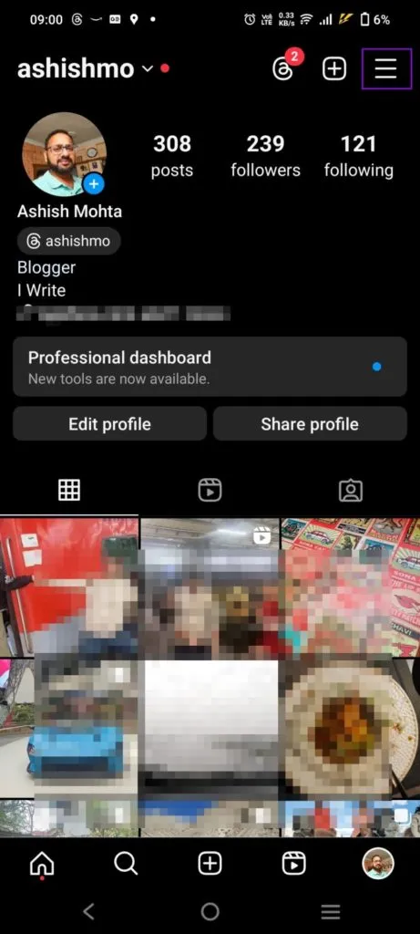 Instagram عالق في إشعار "إرسال رسالة" بعد إرسال الوسائط 5