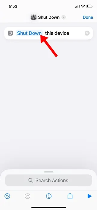 كيفية إنشاء اختصار إعادة تشغيل الايفون في iOS 18 4